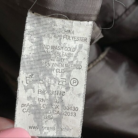 Prana Nicky Wrap Side Button Mini Skirt Espresso Brown Size 2 - Picture 7 of 8